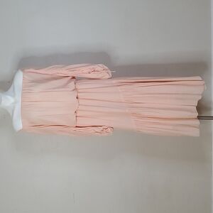 JOIE Elazara Ballet Pink Off Shoulder Blouse and Hiwalani B Textured Skirt